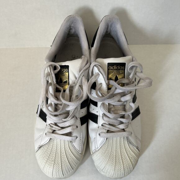 ADIDAS Originals Superstar Chalk White Black Stripe Men Unisex PWI001001 Sz 9 main image 6